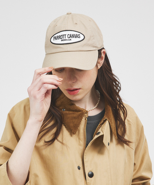 PARROTT CANVAS(パロットキャンバス)の「【PARROTT CANVAS/パロットキャンバス】ロゴキャップ(キャップ・レディース・ベージュ・フリー)」の7枚目の写真