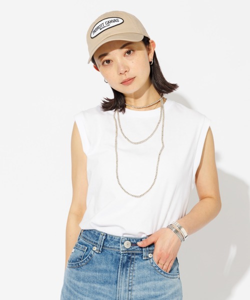 PARROTT CANVAS(パロットキャンバス)の「【PARROTT CANVAS/パロットキャンバス】ロゴキャップ(キャップ・レディース・ベージュ・フリー)」の10枚目の写真