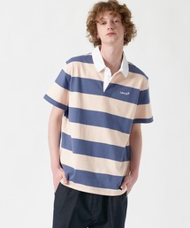 Levi's/リーバイス ユニオン ラグビーシャツ ピンク COASTAL FJORD
