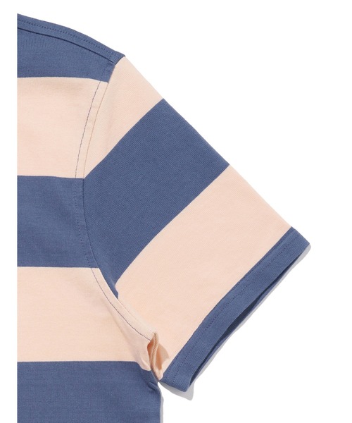 Levi's(リーバイス)の「Levi's/リーバイス ユニオン ラグビーシャツ ピンク COASTAL FJORD(ポロシャツ・メンズ・マルチ・L/M/S/XL)」の10枚目の写真