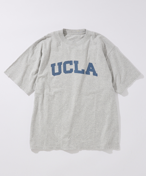 JOURNAL STANDARD(ジャーナルスタンダード)の「UCLA for JOURNAL STANDARD 別注 プリントTシャツ(Tシャツ/カットソー・メンズ・アイボリー/サックスブルー/ブラック系その他/グレー/ネイビー/イエロー・MEDIUM/LARGE/X-LARGE)」の4枚目の写真