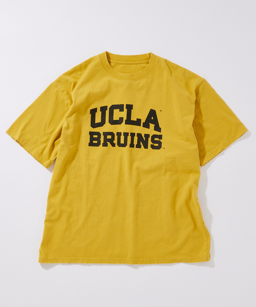 JOURNAL STANDARD(ジャーナルスタンダード)の「UCLA for JOURNAL STANDARD 別注 プリントTシャツ(Tシャツ/カットソー・メンズ・アイボリー/サックスブルー/ブラック系その他/グレー/ネイビー/イエロー・MEDIUM/LARGE/X-LARGE)」の6枚目の写真