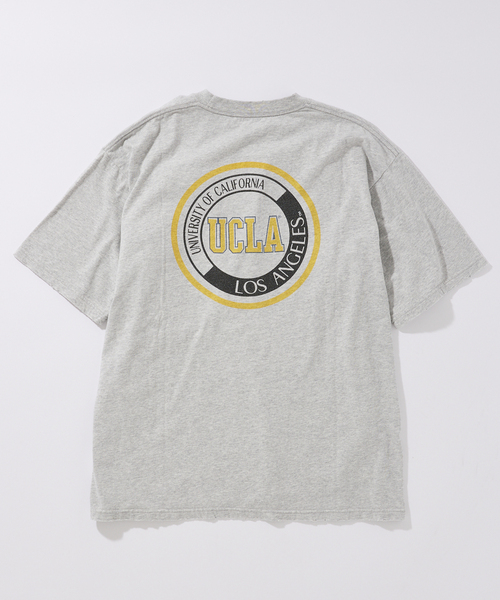 JOURNAL STANDARD(ジャーナルスタンダード)の「UCLA for JOURNAL STANDARD 別注 プリントTシャツ(Tシャツ/カットソー・メンズ・アイボリー/サックスブルー/ブラック系その他/グレー/ネイビー/イエロー・MEDIUM/LARGE/X-LARGE)」の9枚目の写真