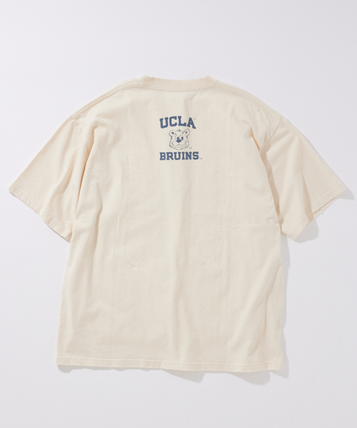 JOURNAL STANDARD(ジャーナルスタンダード)の「UCLA for JOURNAL STANDARD 別注 プリントTシャツ(Tシャツ/カットソー・メンズ・アイボリー/サックスブルー/ブラック系その他/グレー/ネイビー/イエロー・MEDIUM/LARGE/X-LARGE)」の10枚目の写真