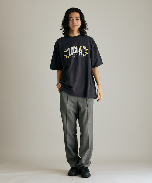 JOURNAL STANDARD(ジャーナルスタンダード)の「UCLA for JOURNAL STANDARD 別注 プリントTシャツ(Tシャツ/カットソー・メンズ・アイボリー/サックスブルー/ブラック系その他/グレー/ネイビー/イエロー・MEDIUM/LARGE/X-LARGE)」の15枚目の写真