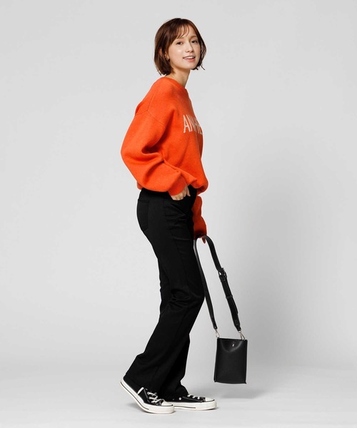 EDWIN(エドウィン)の「【EDWIN】ハタラクロ ストレートパンツ (色褪せ防止 / 伸縮性抜群 / 多機能デザイン)(その他パンツ・レディース・ブラック・S/M/L/XL/XS)」の3枚目の写真