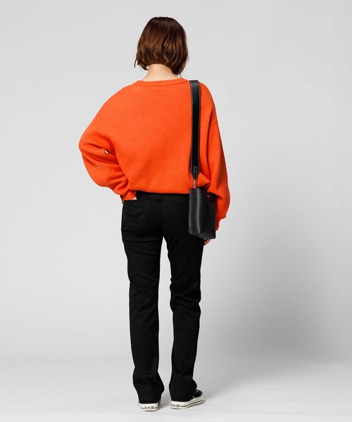 EDWIN(エドウィン)の「【EDWIN】ハタラクロ ストレートパンツ (色褪せ防止 / 伸縮性抜群 / 多機能デザイン)(その他パンツ・レディース・ブラック・S/M/L/XL/XS)」の5枚目の写真