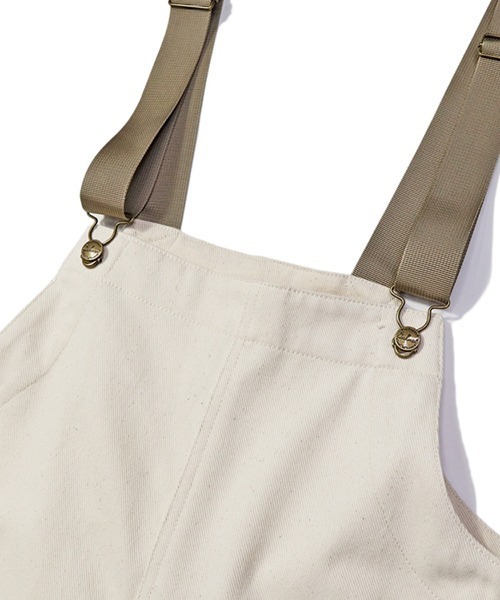 COOKMAN(クックマン)の「Cookman クックマン フィッシャーマンズ ビブ オーバーオール Denim Natural(サロペット/オーバーオール・メンズ・オフホワイト・LARGE/X-LARGE)」の5枚目の写真