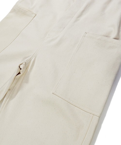 COOKMAN(クックマン)の「Cookman クックマン フィッシャーマンズ ビブ オーバーオール Denim Natural(サロペット/オーバーオール・メンズ・オフホワイト・LARGE/X-LARGE)」の3枚目の写真