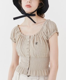 RUBY AND YOU | レースショートパフブラウス(シャツ/ブラウス)