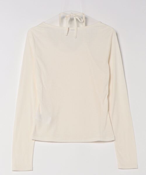 LOWRYS FARM(ローリーズファーム)の「レイヤードフウプルオーバーLS 107630(Tシャツ/カットソー・レディース・アイボリー/ブラック・FREE)」の12枚目の写真