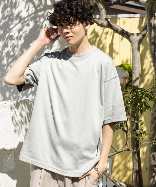 niko and...(ニコアンド)の「TCリバーシブル半袖Tシャツ(Tシャツ/カットソー・メンズ・ネイビー/ベージュ/アイボリー・MEDIUM/LARGE)」の2枚目の写真