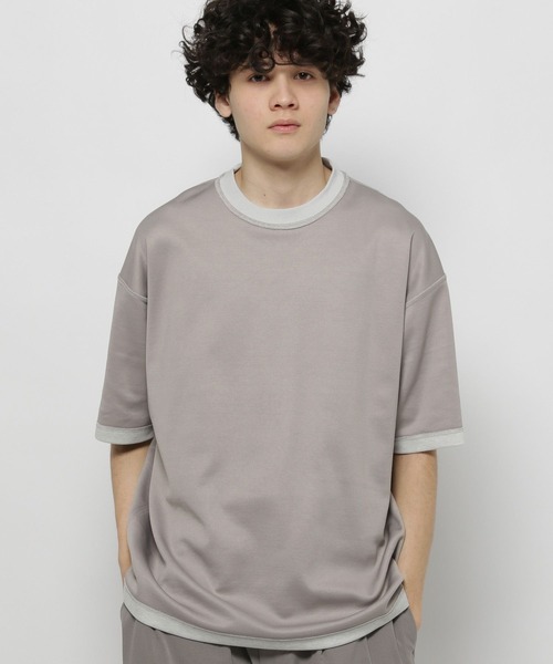 niko and...(ニコアンド)の「TCリバーシブル半袖Tシャツ(Tシャツ/カットソー・メンズ・ネイビー/ベージュ/アイボリー・MEDIUM/LARGE)」の12枚目の写真