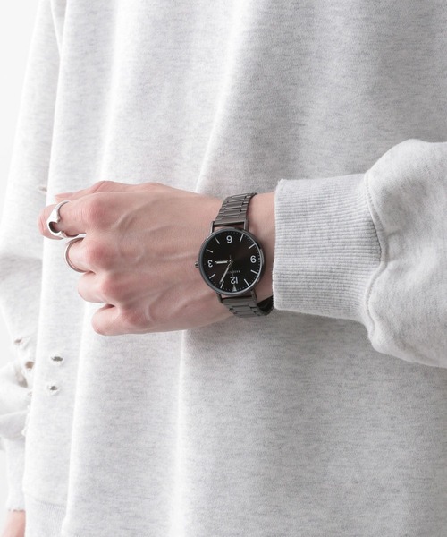 RAGEBLUE（レイジブルー）の「RAGEBLUE ORIGINAL/メタルベルトウォッチ（アナログ腕時計・メンズ・グレー/ブラック/その他19・FREE）」の7枚目の写真