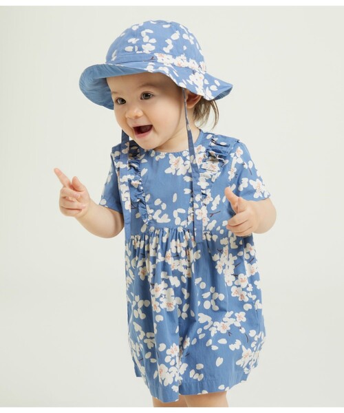 【セール】ポプリンクロシェ（ハット）｜PETIT BATEAU（プチバトー） 5,009円