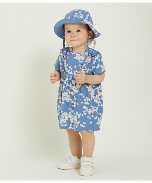 【セール】ポプリンクロシェ（ハット）｜PETIT BATEAU（プチバトー）