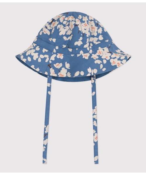 【セール】ポプリンクロシェ（ハット）｜PETIT BATEAU（プチバトー）