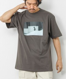 Landscape with people T-shirts フォトプリントTシャツ