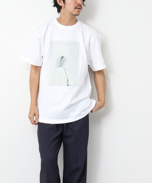 NOLLEY’S(ノーリーズ)の「Landscape with people T-shirts フォトプリントTシャツ(Tシャツ/カットソー・メンズ・オフホワイト/チャコールグレー/グレー/ブラック/ホワイト/キナリ・M/L/S)」の17枚目の写真