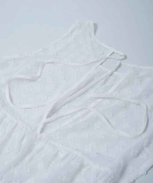 Crisp(クリスプ)の「【ZOZO限定】フラワージャカードシアーワンピース(ワンピース・レディース・ホワイト・FREE)」の14枚目の写真