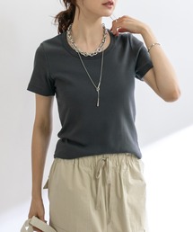 RIVE DROITE | MONN.:.(モン)/UネックTee(Tシャツ/カットソー)