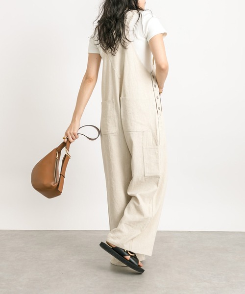 RIVE DROITE（リヴドロワ）の「MONN.:.(モン)/UネックTee（Tシャツ/カットソー・レディース・チャコールグレー/ブラック/ホワイト・FREE）」の7枚目の写真