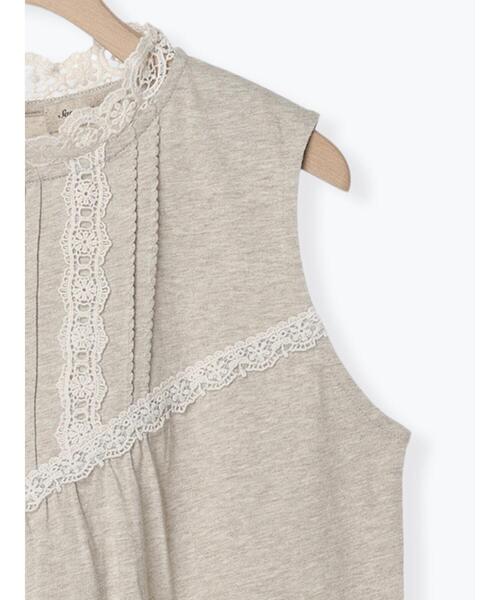 Samansa Mos2（サマンサ モスモス）の「襟レースノースリカットソー（Tシャツ/カットソー・レディース・ベージュ/ブラック/オフホワイト・F）」の15枚目の写真