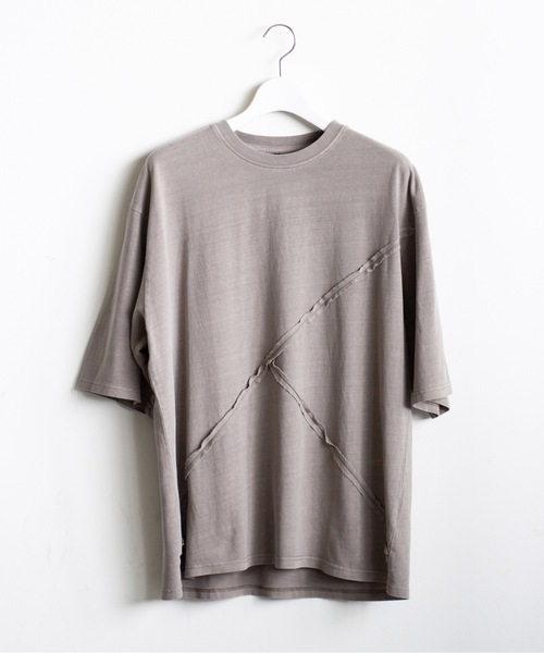 Magine(マージン)の「【SELECT】IR:ピグメント切り替えTEE(Tシャツ/カットソー・メンズ・ブラック/モカ・M/L)」の10枚目の写真
