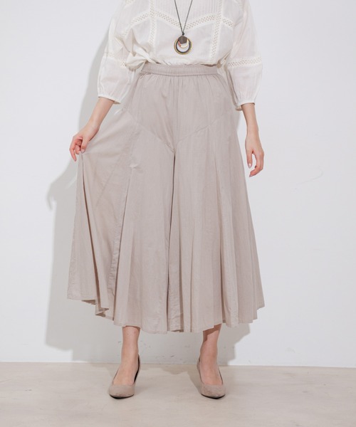 【セール】綿ボイルパネルフレアスカンツ（その他パンツ）｜Jayro（ジャイロ）