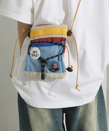 FOLLOWIN | [UNISEX][バッチランダム] サコッシュナイロンストリングミニクロスバック(ショルダーバッグ)