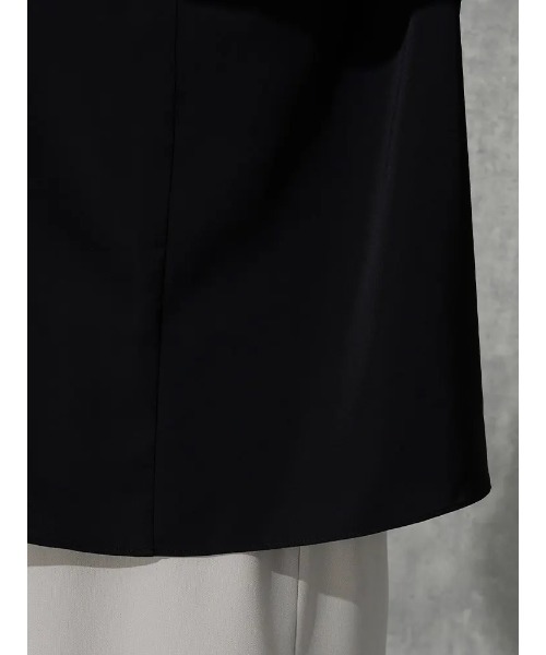 Perfect Suit FActory(パーフェクトスーツファクトリー)の「マットツイル 2WAYフリルブラウス オフホワイト/ブラック/ベージュ(シャツ/ブラウス・レディース・ベージュ/オフホワイト/ブラック・S/M/L)」の20枚目の写真