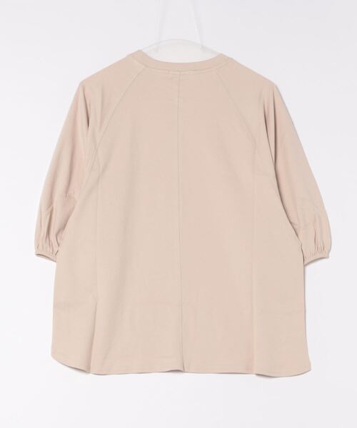 aquagarage（アクアガレージ）の「ボリューム袖カットソー レディース 春 夏 秋 | アクアガレージ aquagarage（Tシャツ/カットソー・レディース・セージグリーン/ネイビー/ベージュ/ブラック/ホワイト・M）」の6枚目の写真