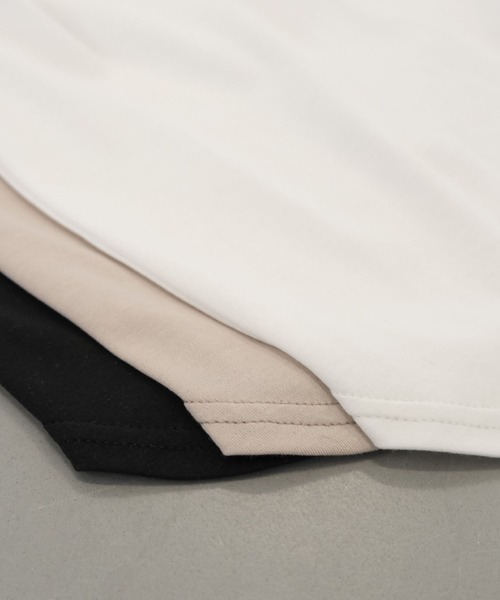 aquagarage（アクアガレージ）の「ボリューム袖カットソー レディース 春 夏 秋 | アクアガレージ aquagarage（Tシャツ/カットソー・レディース・セージグリーン/ネイビー/ベージュ/ブラック/ホワイト・M）」の7枚目の写真