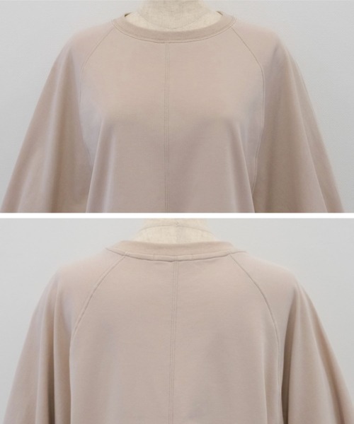 aquagarage（アクアガレージ）の「ボリューム袖カットソー レディース 春 夏 秋 | アクアガレージ aquagarage（Tシャツ/カットソー・レディース・セージグリーン/ネイビー/ベージュ/ブラック/ホワイト・M）」の11枚目の写真