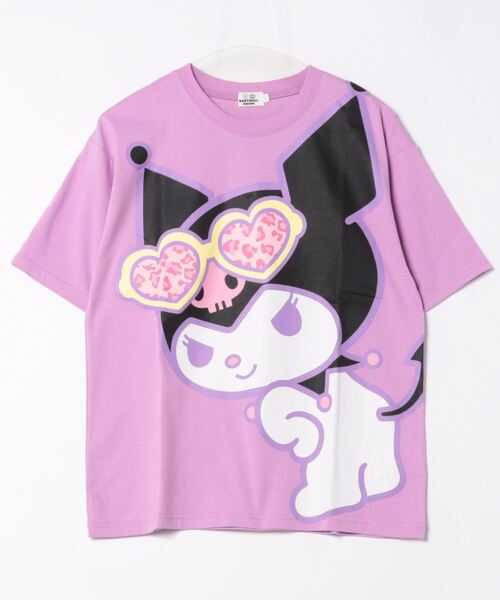 sanrio(サンリオ)の「親子お揃い サンリオ サングラスTシャツ 9578A(Tシャツ/カットソー・レディース・オフホワイト/その他25/パープル/その他24・L/S/M)」の3枚目の写真