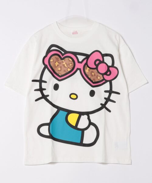 sanrio(サンリオ)の「親子お揃い サンリオ サングラスTシャツ 9578A(Tシャツ/カットソー・レディース・オフホワイト/その他25/パープル/その他24・L/S/M)」の13枚目の写真