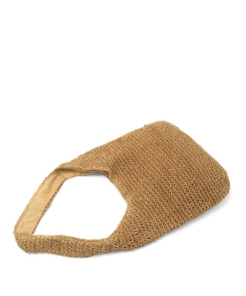 VitaFelice（ヴィータフェリーチェ）の「ペーパーバルーントートバッグ（かごバッグ・レディース・ナチュラル/ダークベージュ・FREE）」の18枚目の写真