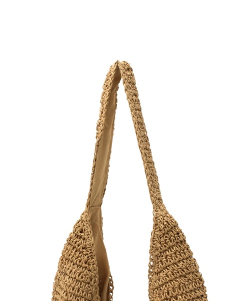 VitaFelice（ヴィータフェリーチェ）の「ペーパーバルーントートバッグ（かごバッグ・レディース・ナチュラル/ダークベージュ・FREE）」の19枚目の写真