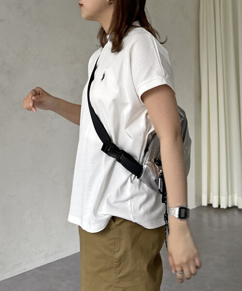 U.S. POLO ASSN.(ユーエスポロアッスン)の「【U.S. POLO ASSN.】モックネックTシャツ(Tシャツ/カットソー・レディース・ホワイト/ブラック/レッド/オフホワイト/イエロー/ネイビー・FREE)」の16枚目の写真