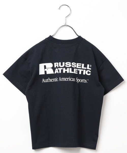 Russell Athletic(ラッセルアスレティック)の「【RUSSELL ATHLETIC】別注ドライパワーTシャツ(KIDS)(Tシャツ/カットソー・キッズ・ブラック/オフホワイト/ネイビー・120cm/130cm/140cm/150cm)」の3枚目の写真