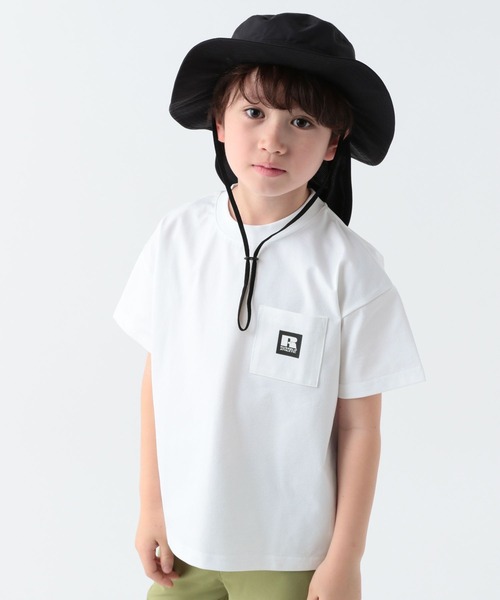 Russell Athletic(ラッセルアスレティック)の「【RUSSELL ATHLETIC】別注ドライパワーTシャツ(KIDS)(Tシャツ/カットソー・キッズ・ブラック/オフホワイト/ネイビー・120cm/130cm/140cm/150cm)」の17枚目の写真