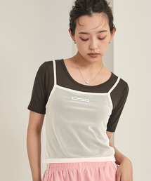 miette | ロゴタグシアーキャミソールビスチェ(キャミソール)