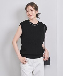 UNITED ARROWS | ジャカード ノースリーブ スウェット(スウェット)