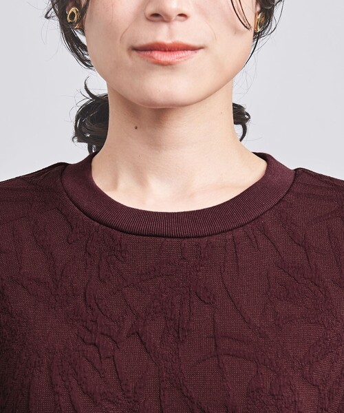 UNITED ARROWS（ユナイテッドアローズ）の「ジャカード ノースリーブ スウェット（スウェット・レディース・オフホワイト/ワインレッド/ブラック・FREE）」の14枚目の写真