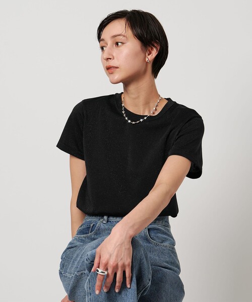 ユナイテッドアローズ 今季ラメTシャツ　2025SS ラメ Tシャツ（Tシャツ/カットソー）｜UNITED ARROWS