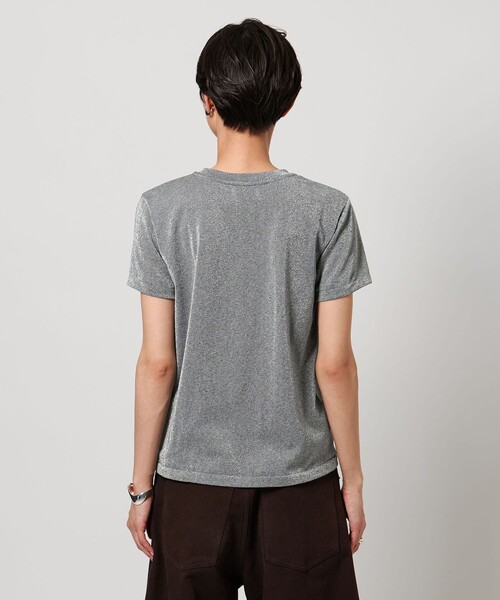 UNITED ARROWS（ユナイテッドアローズ）の「ラメ Tシャツ（Tシャツ/カットソー・レディース・ゴールド/シルバー/ダークグレー/ナチュラル/ブラック・FREE）」の16枚目の写真