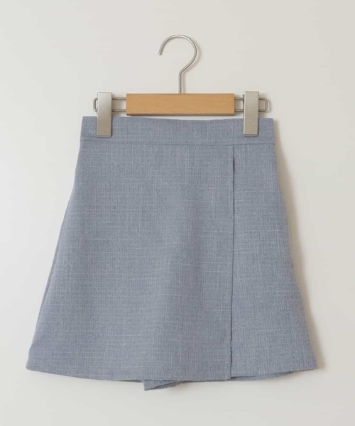 a.v.v（アーヴェヴェ）の「[140-150]【セットアップ対応】ラップデザインショートパンツ（その他パンツ・キッズ・ダークインディゴブルー/ネイビー・140/150）」の3枚目の写真