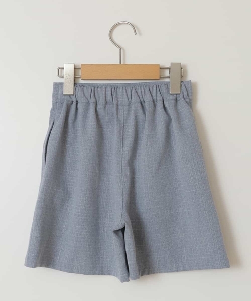 a.v.v（アーヴェヴェ）の「[140-150]【セットアップ対応】ラップデザインショートパンツ（その他パンツ・キッズ・ダークインディゴブルー/ネイビー・140/150）」の4枚目の写真