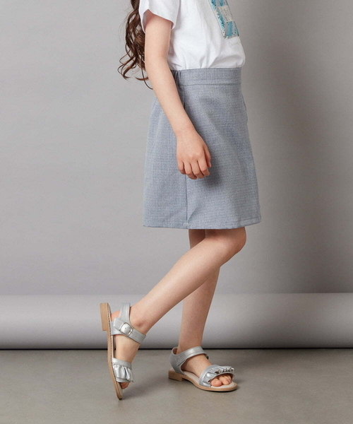 a.v.v（アーヴェヴェ）の「[140-150]【セットアップ対応】ラップデザインショートパンツ（その他パンツ・キッズ・ダークインディゴブルー/ネイビー・140/150）」の22枚目の写真