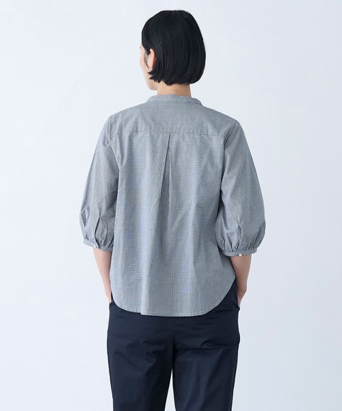 NIMES（ニーム）の「パールボタンサマーブラウス（シャツ/ブラウス